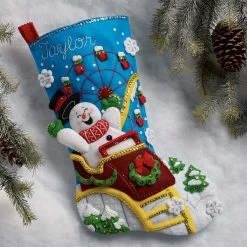 Bucilla Polar-Coaster Ride Stocking Kit 7 Bucilla Polar-Coaster Ride Stocking Kit -Handicraft Shop 500328 3 33864.1693457009