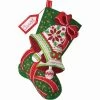 Bucilla Poinsettia Bells Stocking Kit 2 Bucilla Poinsettia Bells Stocking Kit -Handicraft Shop 500338 11937.1693457026
