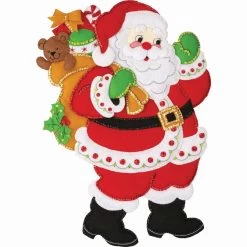 Bucilla Toys From Santa Felt & Sequin Kit