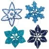 Herrschners Winter's Beauty Snowflakes Felt & Sequin Kit