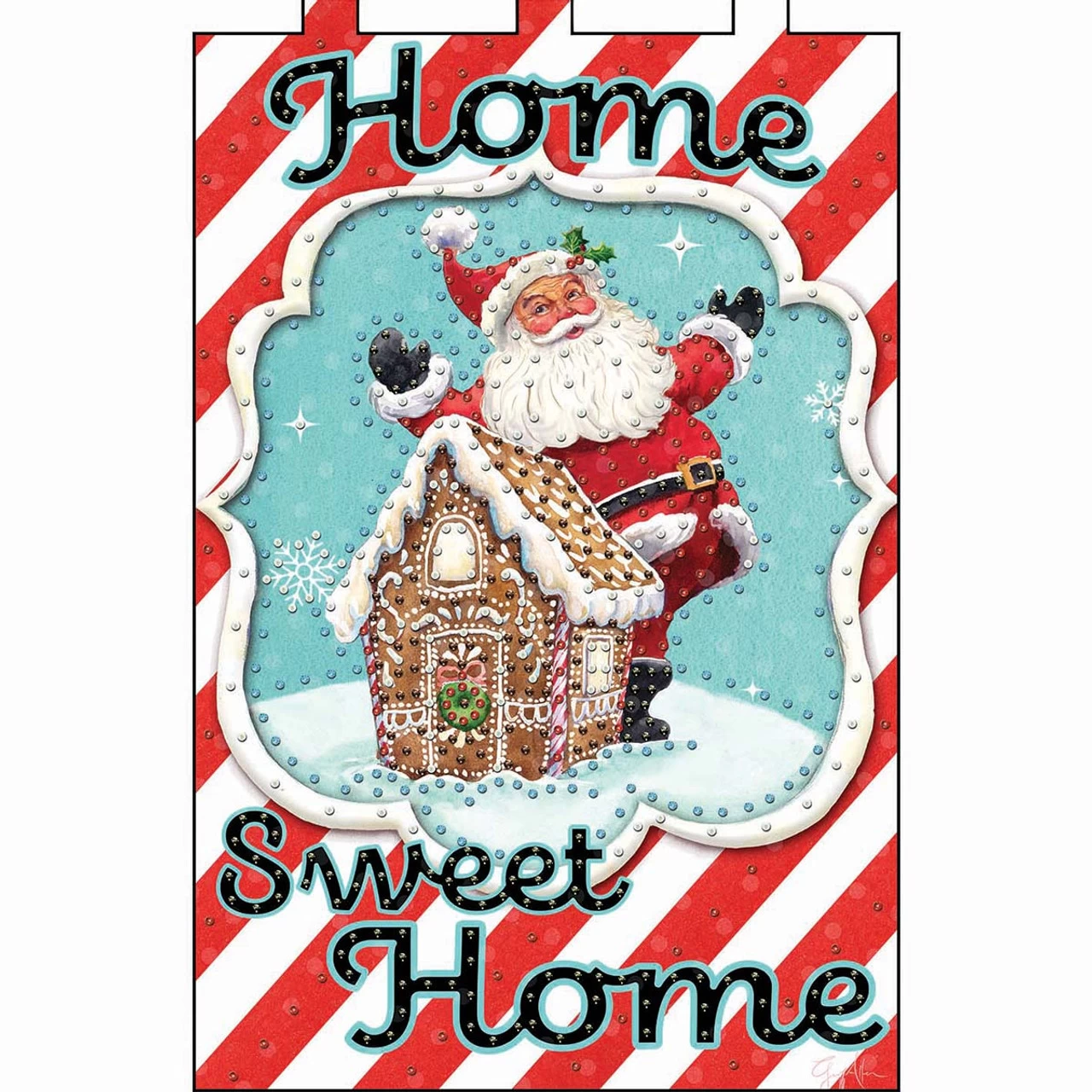Design Works Gingerbread Santa Felt & Sequin Kit 3 Design Works Gingerbread Santa Felt & Sequin Kit