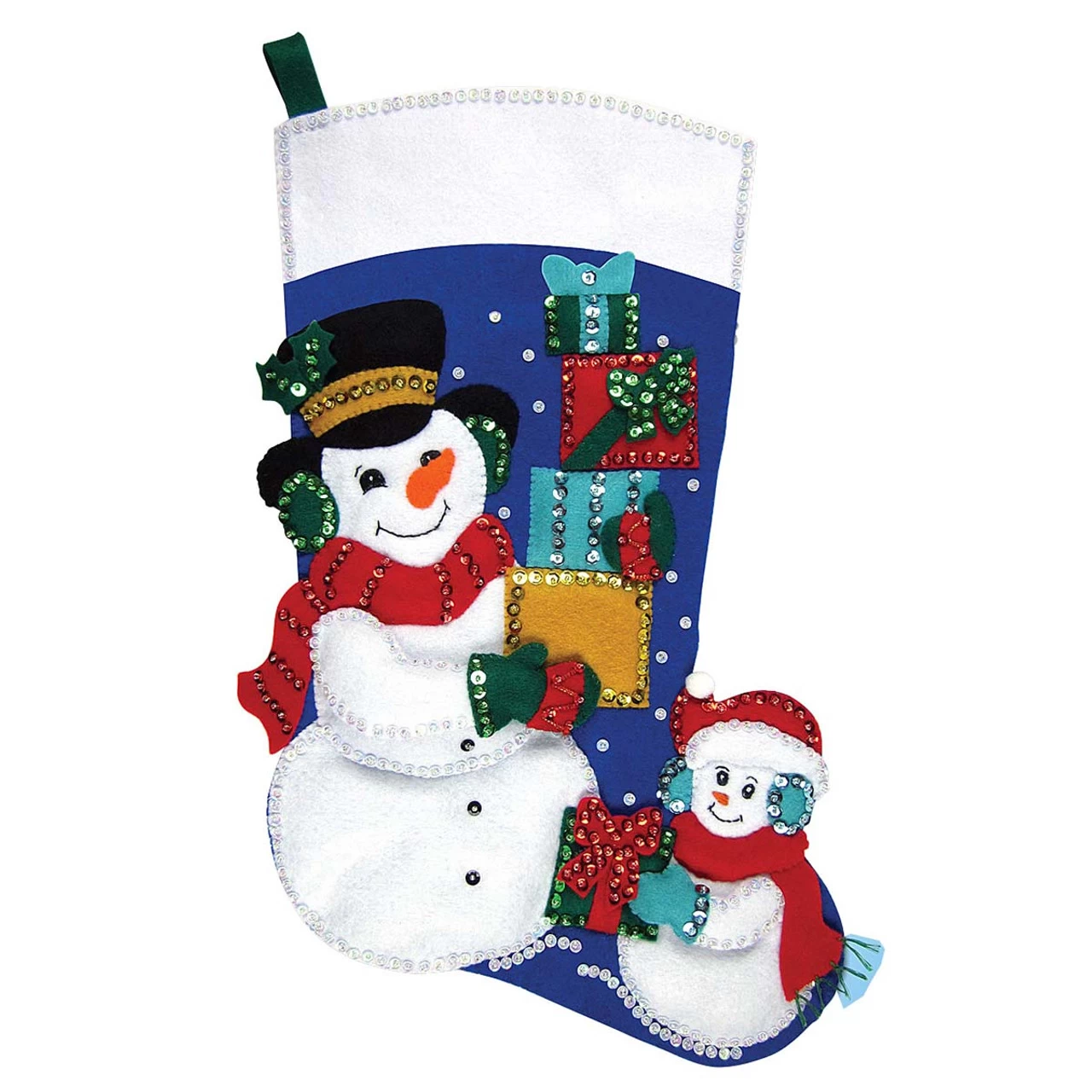 Design Works Snowman Gifts Stocking Kit 3 Design Works Snowman Gifts Stocking Kit