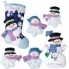 Bucilla Let It Snow Snowman Ensemble Felt & Sequin Kit 1 Bucilla Let It Snow Snowman Ensemble Felt & Sequin Kit -Handicraft Shop 508633 93561.1693457910