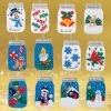 Christmas Mason Jars I & II Felt & Sequin Kit 2 Christmas Mason Jars I & II Felt & Sequin Kit -Handicraft Shop 509200 06026.1693457952
