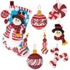 Bucilla Peppermint Snowman, Set Of 2 Felt & Sequin Kit 2 Bucilla Peppermint Snowman, Set Of 2 Felt & Sequin Kit -Handicraft Shop 509370 14637.1695658308