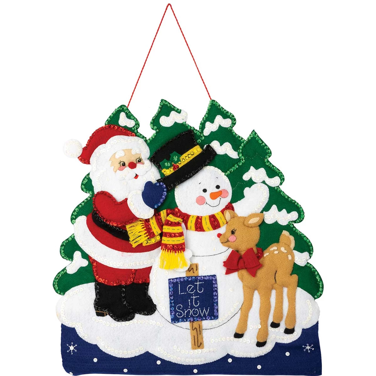 Bucilla The Christmas Squad Felt Kit 3 Bucilla The Christmas Squad Felt Kit