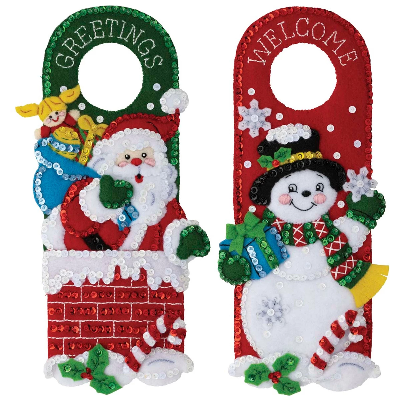 Holiday Door Hangers Hanger 3 Holiday Door Hangers Hanger