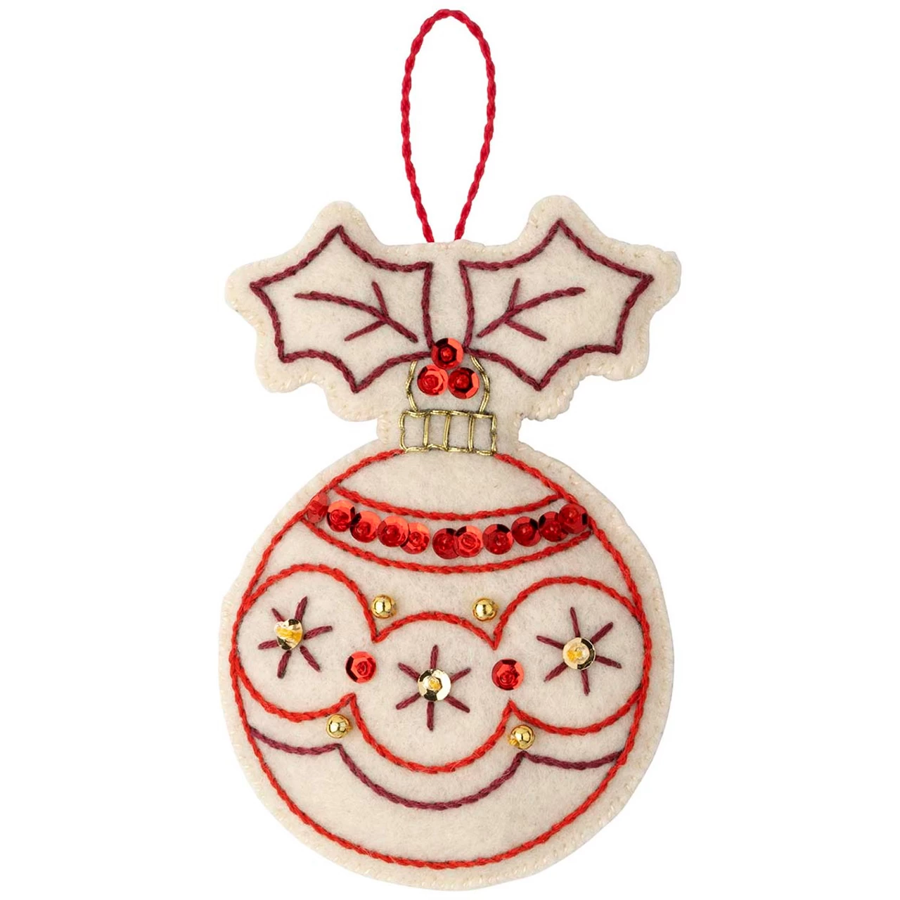 Bucilla Classic Christmas Felt & Sequin Kit 5 Bucilla Classic Christmas Felt & Sequin Kit - Image 3