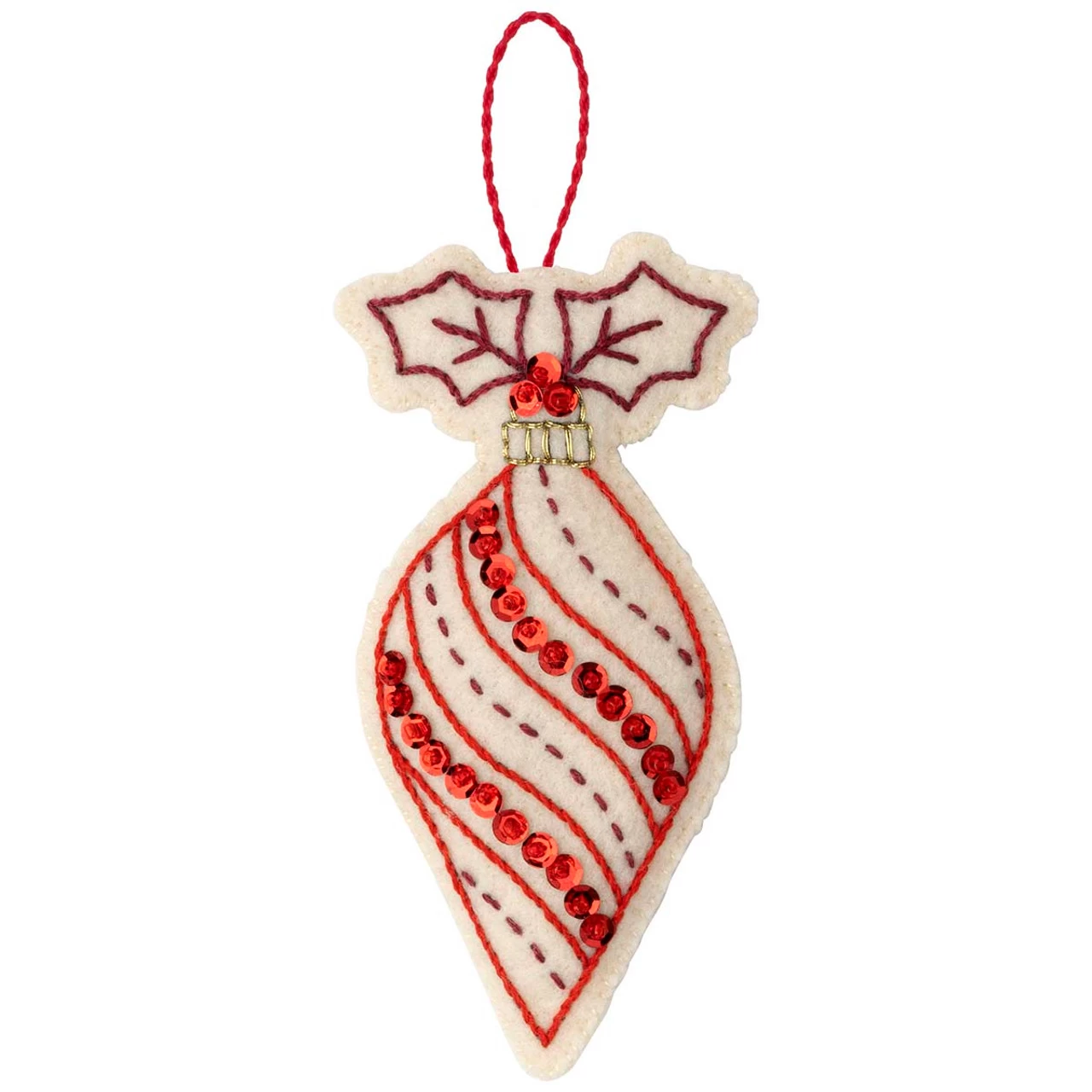 Bucilla Classic Christmas Felt & Sequin Kit 6 Bucilla Classic Christmas Felt & Sequin Kit - Image 4