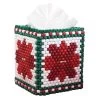 Herrschners Holiday Poinsettia Tissue Box Cover Pony Bead Kit 1 Herrschners Holiday Poinsettia Tissue Box Cover Pony Bead Kit -Handicraft Shop 510017 49316.1693458430