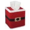 Herrschners Santa's Suit Tissue Box Cover Pony Bead Kit 1 Herrschners Santa's Suit Tissue Box Cover Pony Bead Kit -Handicraft Shop 510022 83599.1693458437