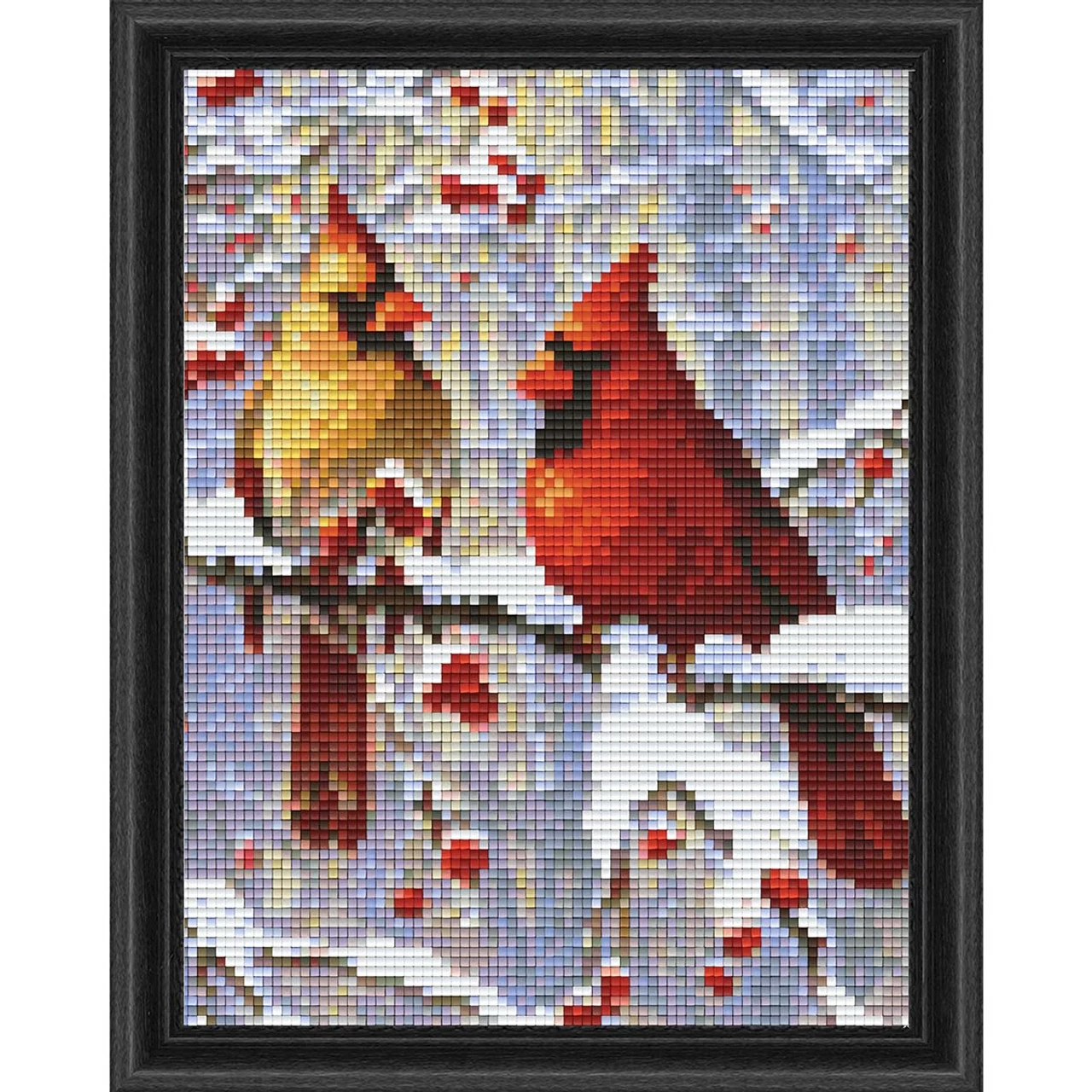 PixelHobby Winter Birds Mosaic Art Kit 3 PixelHobby Winter Birds Mosaic Art Kit
