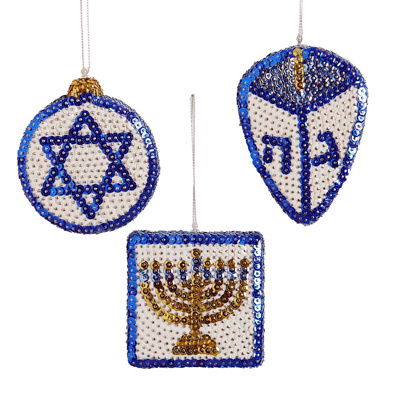 Sunrise Craft & Hobby Happy Hanukkah Ornament Kit 2 Sunrise Craft & Hobby Happy Hanukkah Ornament Kit