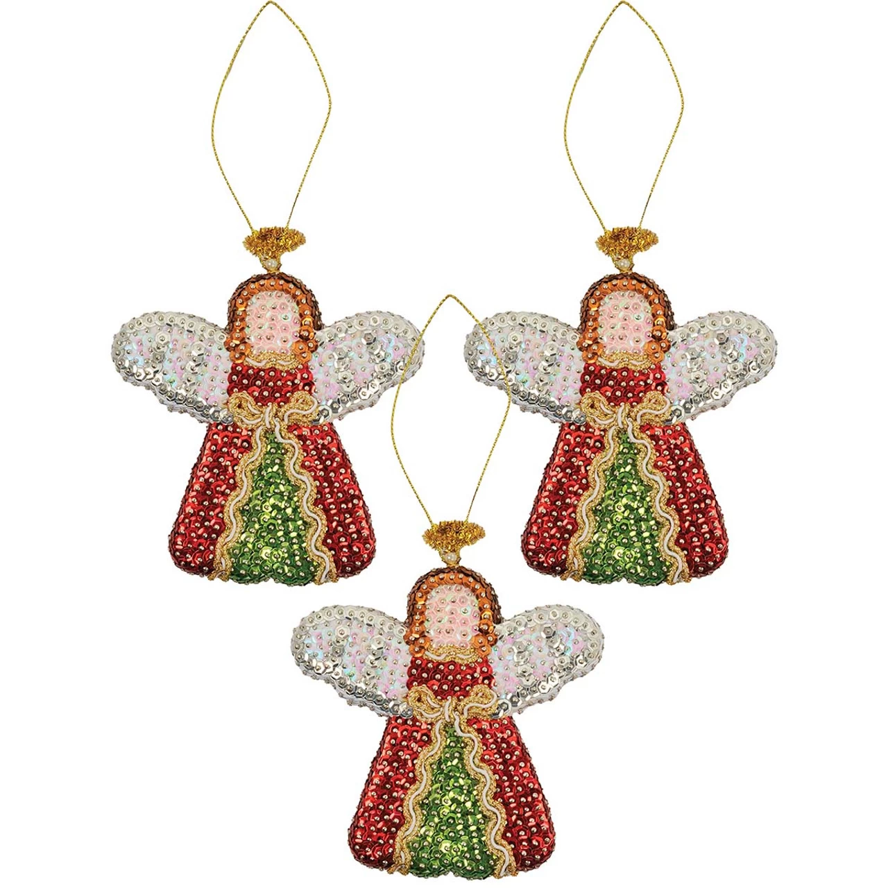 Herrschners Angelic Host Ornament Kit 3 Herrschners Angelic Host Ornament Kit