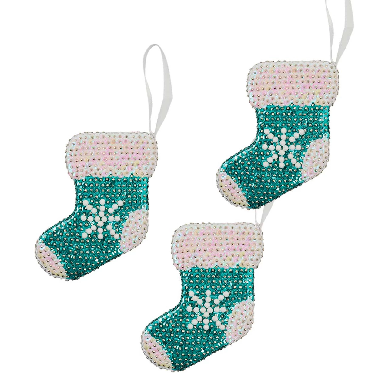 Herrschners Frosty Stockings Ornament Kit 3 Herrschners Frosty Stockings Ornament Kit