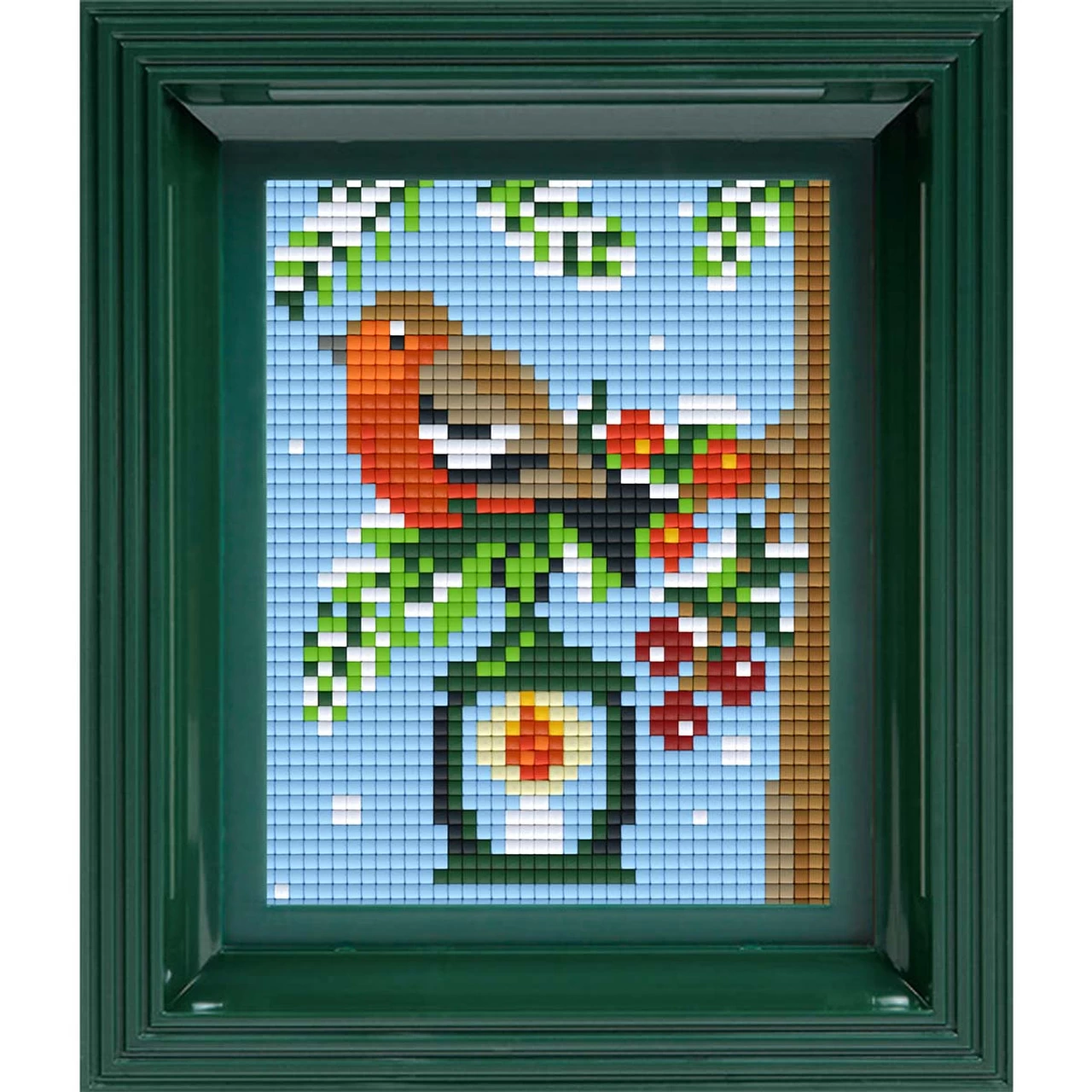 PixelHobby Robin & Lantern Starter Mosaic Art Kit 3 PixelHobby Robin & Lantern Starter Mosaic Art Kit