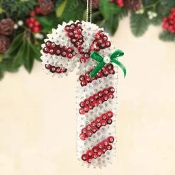 Sunrise Craft & Hobby Candy Cane Ornament Kit
