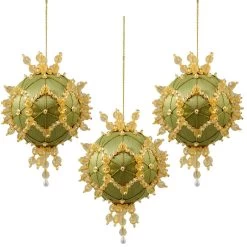 Herrschners Golden Trellis Ornament Kit