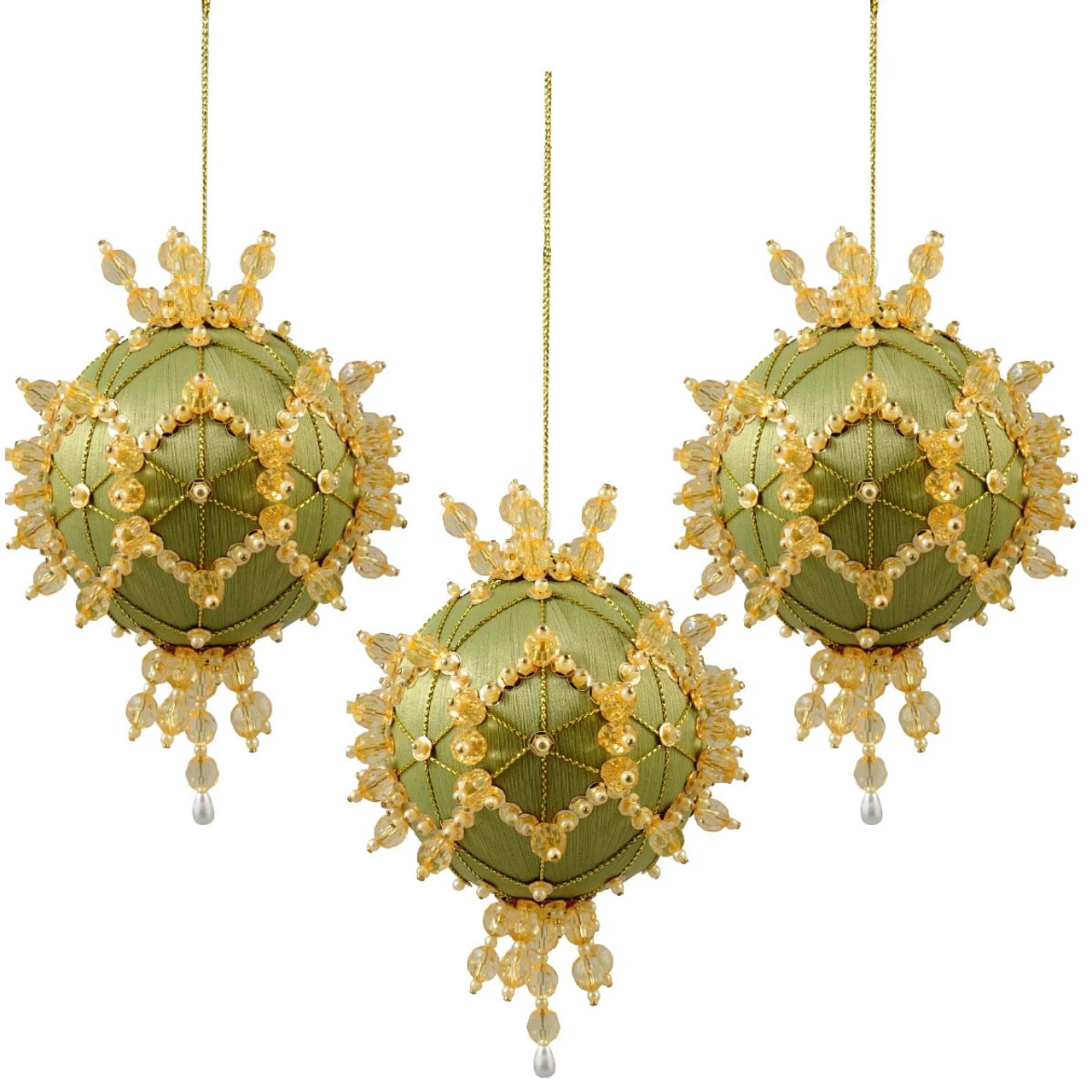 Herrschners Golden Trellis Ornament Kit 3 Herrschners Golden Trellis Ornament Kit