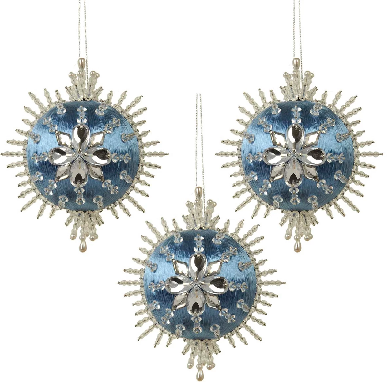 Herrschners Snowflake Shimmer Ornament Kit 3 Herrschners Snowflake Shimmer Ornament Kit