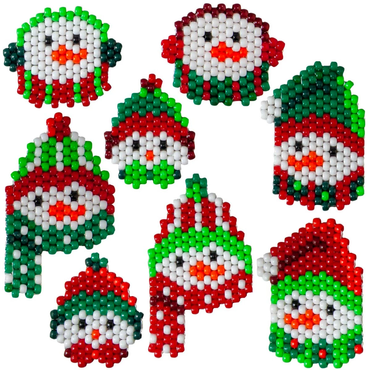 Herrschners The Snow Family Pony Bead Kit 3 Herrschners The Snow Family Pony Bead Kit