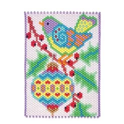 Herrschners Christmas Tweets Pony Bead Kit