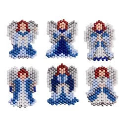 Herrschners Snowy Angels Pony Bead Kit