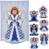 Herrschners Snowy Angel, Set Of 2 Pony Bead Kit 2 Herrschners Snowy Angel, Set Of 2 Pony Bead Kit -Handicraft Shop 519588 69054.1693461015