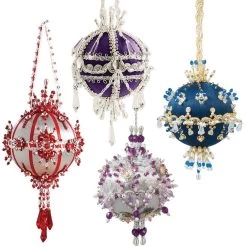 Herrschners Princess Ornament Collection Bundle I, Set Of 4 Ornament Kit