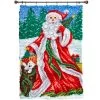 Herrschners Father Christmas Latch Hook Kit -Handicraft Shop 551904 25507.1693464253