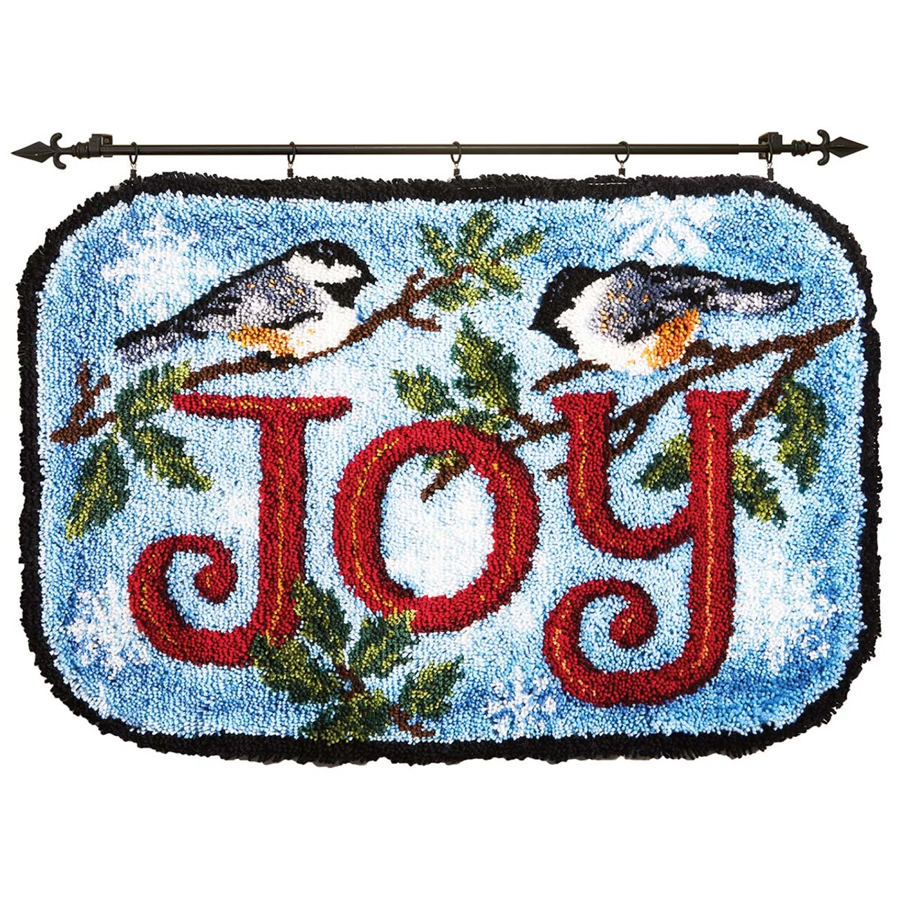 Herrschners Chickadee Joy Latch Hook Kit 3 Herrschners Chickadee Joy Latch Hook Kit