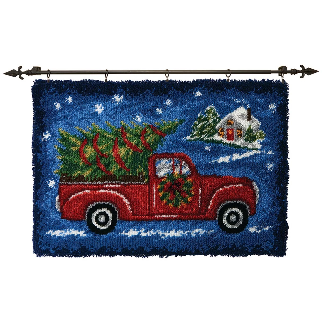 Herrschners Homeward Bound Latch Hook Kit 3 Herrschners Homeward Bound Latch Hook Kit