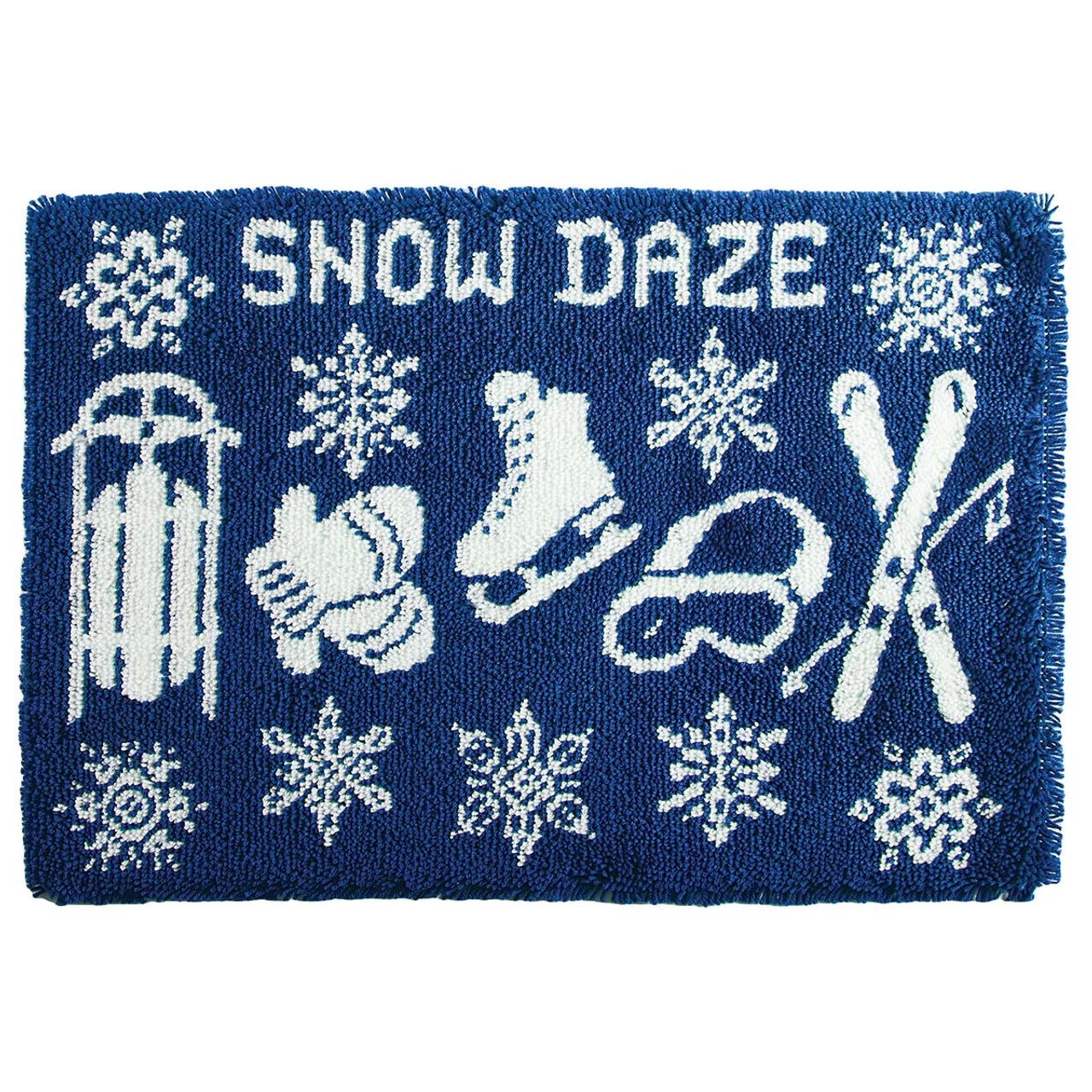 Herrschners Snow Daze Latch Hook Kit 3 Herrschners Snow Daze Latch Hook Kit
