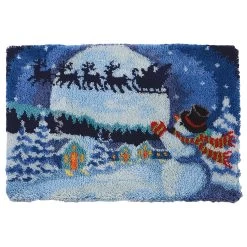 Herrschners Goodnight, Santa Latch Hook Kit