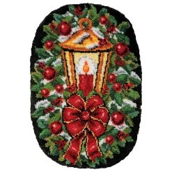 Herrschners Festive Glow Latch Hook Kit