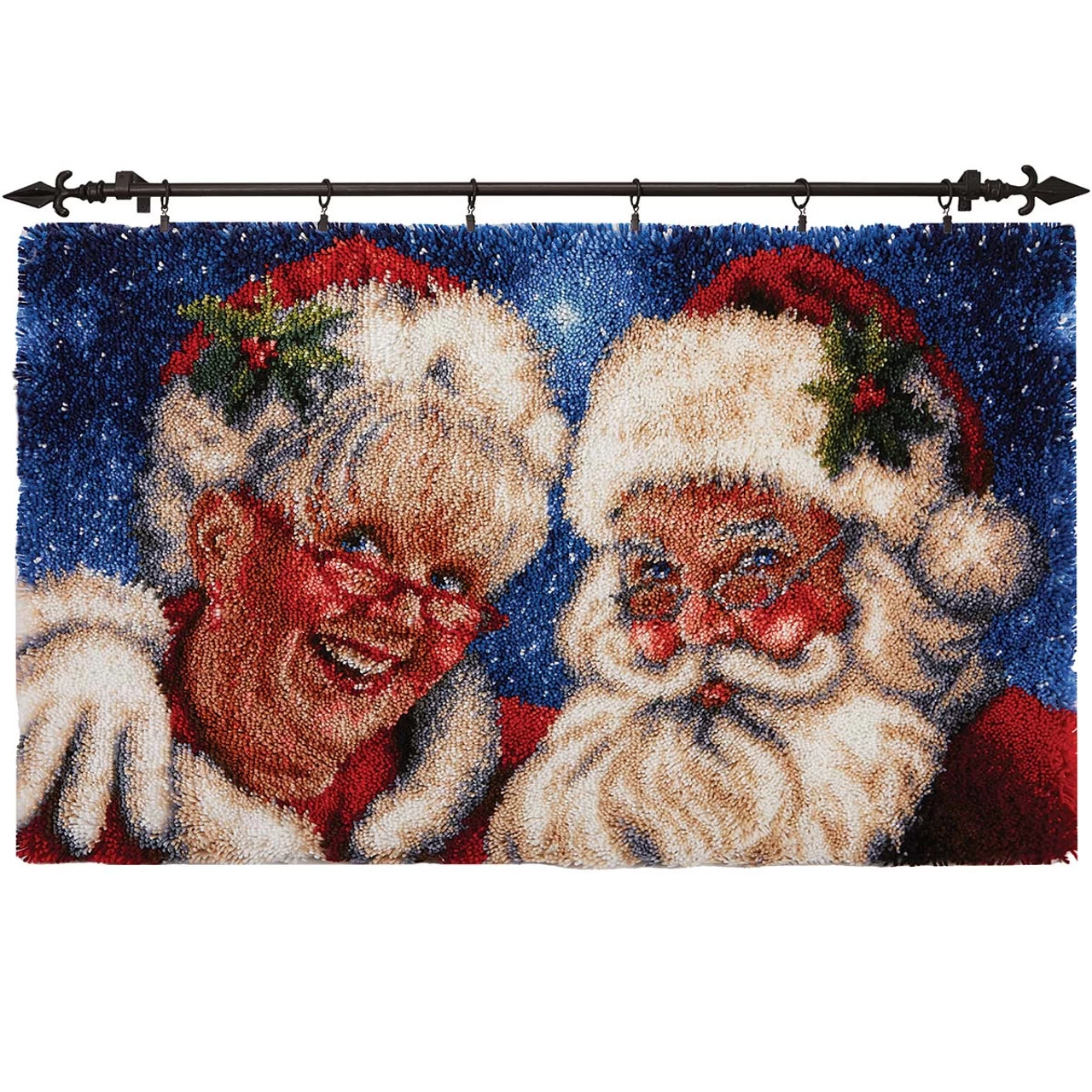 Herrschners Mr. & Mrs. Claus Latch Hook Kit 3 Herrschners Mr. & Mrs. Claus Latch Hook Kit