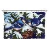 Herrschners Winter Blue Jays Latch Hook Kit 1 Herrschners Winter Blue Jays Latch Hook Kit -Handicraft Shop 552217 39656.1693464492