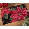 Herrschners Poinsettia Designer Rug #4 Latch Hook Kit 1 Herrschners Poinsettia Designer Rug #4 Latch Hook Kit -Handicraft Shop 554917 66478.1693464608