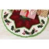 Herrschners Poinsettia Tree Skirt Latch Hook Kit -Handicraft Shop 558715 20219.1693464848