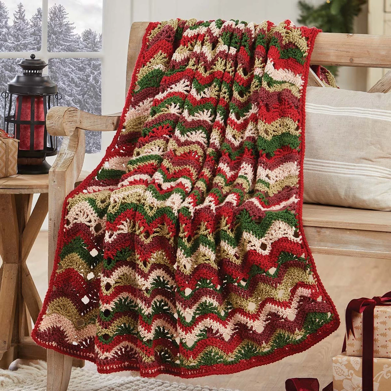 Herrschners Very Merry Crochet Afghan Kit 3 Herrschners Very Merry Crochet Afghan Kit